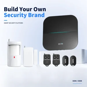 HY W20 Smart Home Alarm Automation System Stable Wireless Home Automation Kit WiFi WiFi GSM Network 8 Piece Remote