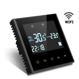 HY03WE 4 wifi Tuya Smart Wifi Control Digital LCD Room Thermostat with Voice Control and Support Multiple Language