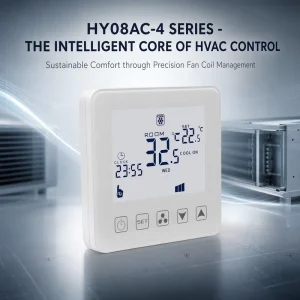 HY08AC 4 WIFI 0 10V 24V Fan Coil Central Air Conditioners Smart Digital Thermostat