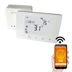 HY09RF-WIFI Smart Thermostat Gas/Water Boiler Heating-Programmable Wifi Thermostats for Home Wireless Digital Tempera