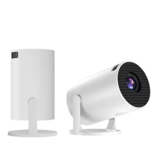 HY300 LED 4K Portable Projector 94 Inch 200 Lumens HIFI Stereo Dual Band WiFi Wireless Screen Projection for Business Education