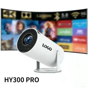 HY300 Pro Portable Projector with WiFi Mini Smart Home Theater Cinema LCD Display Video Projecteur Android Proyector
