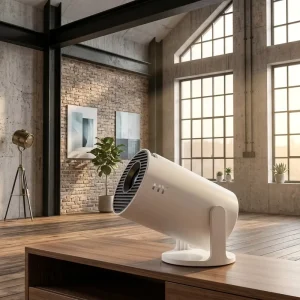 HY300Pro+ Small Smart Projector 1GB 8GB 2W Built in Speaker HD AUX USB Portable Home Cinema Projector for Global Distributors