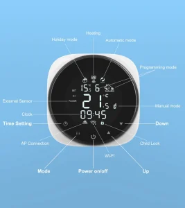 HY316WE Smart Digital Thermostat Controller for Home Floor Heating Electric Programmable Digital Kit & System