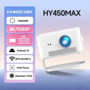 HY450 Max Smart Projector New Arrival 8K Auto Keystone Correction Auto Focus Short Throw Ratio Projector