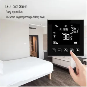HY603 Smart Floor Heating Thermostat 86 type Concealed Installation 16A 3A Optional Remote Control Anti freezing Protection