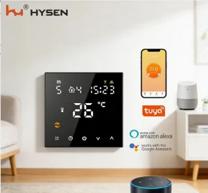 HY608 Smart Thermostat, Tuya App Remote Control, 5+2 Programming, Energy Saving & Comfortable