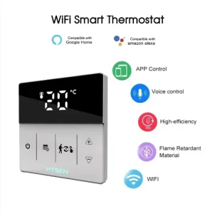 HY609 Programmable Smart Thermostat High Precision NTC Sensor WiFi APP Control for Gas Boiler & Floor Heating