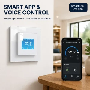 HYT007 Smart Heating Thermostat Controller for Temperature WiFi Electric Water Gas Boiler Alexa Google Floor Heating