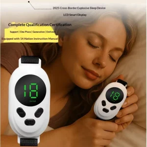Hand held Smart Sleep Aid Device with App Controlled Lithium Battery for Insomnia Relief Anxiety Relief & Physical Improvement