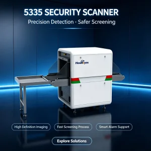 Hawkeyes Low Radiation Durable X Ray Baggage Scanner 510x324mm Tunnel Commercial Outdoor Security Screening Equipment 1.0mm