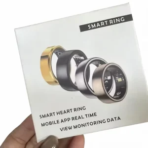 Health Smart Ring Size 13# with App Control Exercise Pedometer Heart Rate Tracker HRV Sleep Monitoring