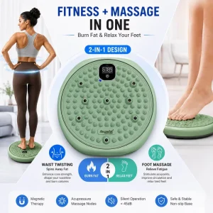 Health and Fitness Exercise Equipment Waist Twisting Disc Indoor Fitness Trainer Waist Workout Equipment Rotating Board