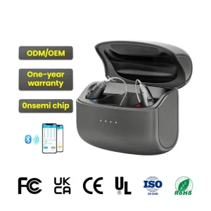 Hearing Aid RIC Smart App Fitting Digital OTC Hearing Aids for the Deaf Bulk Factory for Chain Store Buyer
