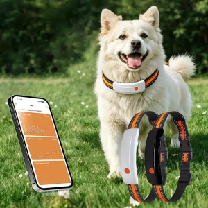 Heart Rate Monitor Voice Call Vibration Train IP68 Waterproof Long Battery Life Anti Lost Pet Safety Productos Para Perro