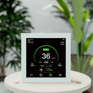 Heat Recovery Ventilation Unit Controller Real time Monitoring CO2 PM2.5 VOC Ventilation System Controller