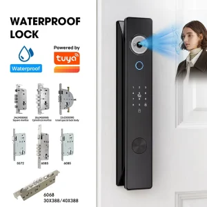 Heat Resistant 100°C Smart Lock IP66 Waterproof Face Recognition Video Intercom for Middle East Regions