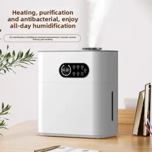 Heated Hydrating Ultrasonic Humidifier Constant Humidity Control Water Shortage Protection 6.5L App-controlled Aroma Diffuser