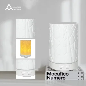 Heavy Mist Ultrasonic Fragrance Humidifier 6 9W Resin Shell Scent Diffuser with Multi Safety Protection for Desk Study Salon