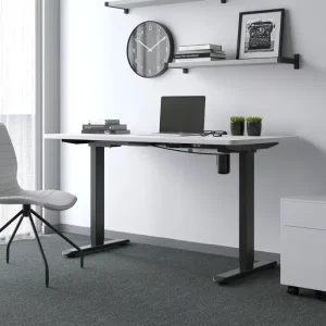 Height Adjustable Lifting Table Electric Motorized Office Sit Stand Desk Office Equipment Reception Desk