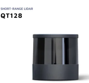 Hesai QT128 128 Channel Short Range LiDAR 105° Ultra Wide Vertical FOV Automotive Grade Sensor for Robotaxi Blind Spot Detection