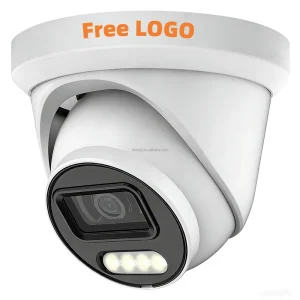 HiK Compatible Outdoor 4K 8MP POE Metal Dome Camera Waterproof Dual Light Alarm Two Way Audio Security Night Vision