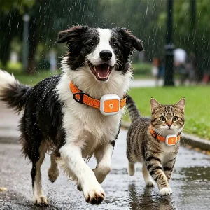 High Accurate 4G WIFI GPS Location Pet Collar Waterproof Real Time Location Health Monitoring Smart GPS Dog Tracker With APP