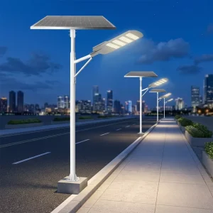 High Brightness Aluminum Optional Installation Mode Ip65 Waterproof Long Life-span All in One Solar Power Street Lights