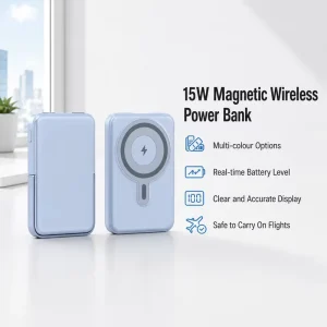 High Capacity 10000mAh Magnetic Power Bank 22.5W PD Fast Charge with Foldable Stand OEMODM Source Factory Support Custom LOGO