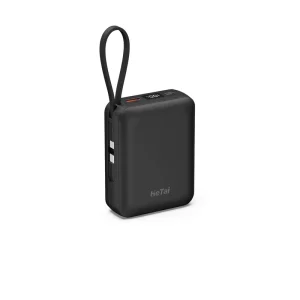 High Capacity 20000mAh Portable Power Bank Built in 2 IN 1 Cable Digital Smart Display 22.5W Fast Charging Travel Outdoor