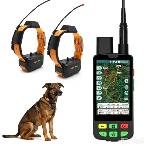 High-Capacity GPS Collar for Dogs: 18650 6400mAh Battery (28Hr) + SIM Card Slot & Replaceable Shock Columns