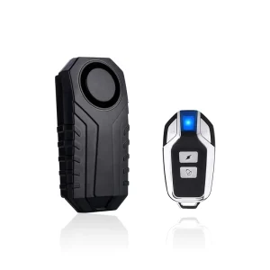 High Decibel 113dB Wireless IP55 Waterproof RF433 Vibration Alarm Wireless Vehicle Burglar Alarm With 3X AAA Battery and 20 50M