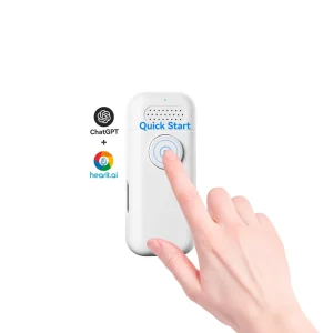 High Demand Smart Voice AI ChatGPT Wireless for BLE 5.4 Mic with Long Battery Life for Field Inspection and Retail Use