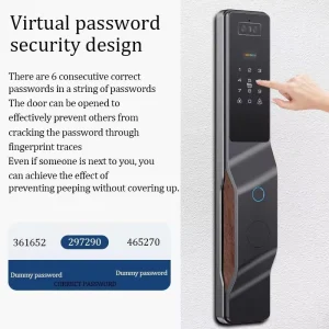 High Discount Palm Excellent Quality Smart Lock Wifi Fingerprint Password Card Remote Unlock Smart Lock
