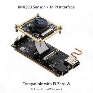 High Dynamic Range IMX290 MIPI CSI-2 Camera Module Compatible with Pi Zero W for Industrial Machine Vision and AMR