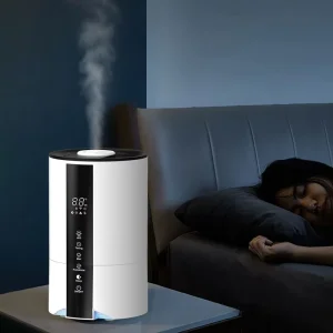 High Efficient Large Capacity Cool Mist Aromatherapy Smart Ultrasonic Air Humidifier with Time Setting for Home Room Bedroom