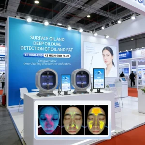 High End Skin Analysis Machine AI 3D Facial Analyzer With Hair Follicle Detection and Cloud Data Storage