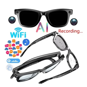 High End Smart AI Translation Chatgpt HD Camera Video Recording Chat Gpt Glasses Ai Sunglasses Video Recording Camera