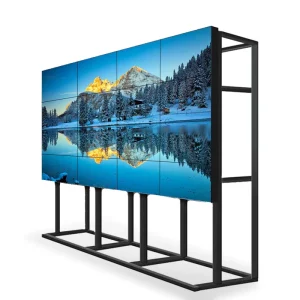 High Impact 3×3 4×4 Video Wall for Retail Advertising with Ultra Thin Bezel and Split Screen