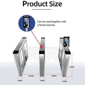 High Performance Speed Gate Face Recognize Access Control System Competitive Price Swing Cinema Turnstile Gym Security Entrance