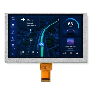 High Performance Vivid Color 6.2 Inch 1024×600 MIPI 4 Channel JD9168S TFT LCD Display for Automation Equipment With Custom FPC