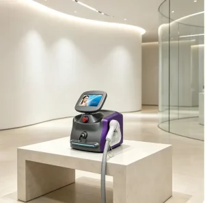 High Power 808nm Diode Laser 3 Wavelength Semiconductor Portable Skin Rejuvenation Desktop Hair Removal Machine