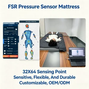 High Precision 64×32 FSR Mattress Ideal for Medical Pressure Mapping Sleeping Posture Sensing & Custom Mattress Design