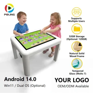 High Precision Capacitive Multi Touch Display for Fast Response Interactive Smart Touch Screen Table