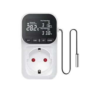 High-Precision Intelligent Standard Series Wall-Mounted LCD Digital Display Smart Thermostat for Household Greenhouse