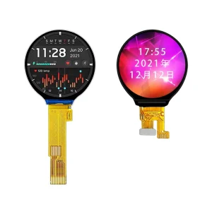 High Quality 1.09 Inch TFT IPS LCD Module 240×240 Resolution 262k Colors 450cd/m2 Brightness Smart Watch Display Compatible