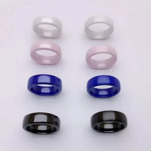 High Quality 13.56MHz Read Write Waterproof Ceramics ISO 14443A Smart NFC Ring Social Media Sharing Access Control
