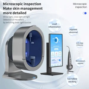 High Quality 21.5 Inch Magic Face Mirror Desktop Skin Analyzer Machine Artificial Intelligence 3D Face Hair Analyzer