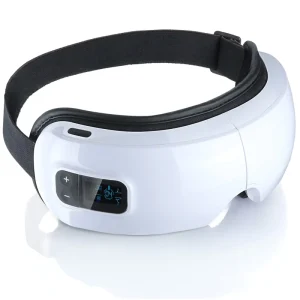 High Quality 3D Smart Wireless Air Pressure Vibration Eye Massager for Self Care Wellness With 3 Levels of Hot Compress & Music