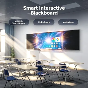 High Quality 4K HD Smart Interactive Screen Digital Board 20 Points Multi-Touch Smart Blackboard for Education School Teaching